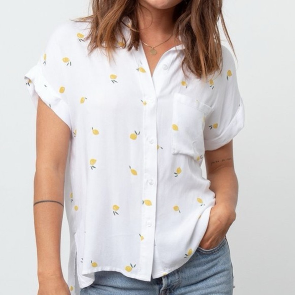 Rails Whitney Citron Top, size m